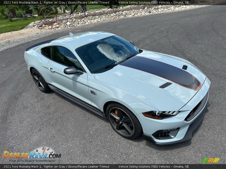 Fighter Jet Gray 2021 Ford Mustang Mach 1 Photo #12