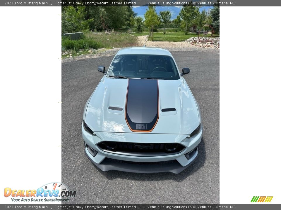 2021 Ford Mustang Mach 1 Fighter Jet Gray / Ebony/Recaro Leather Trimed Photo #13