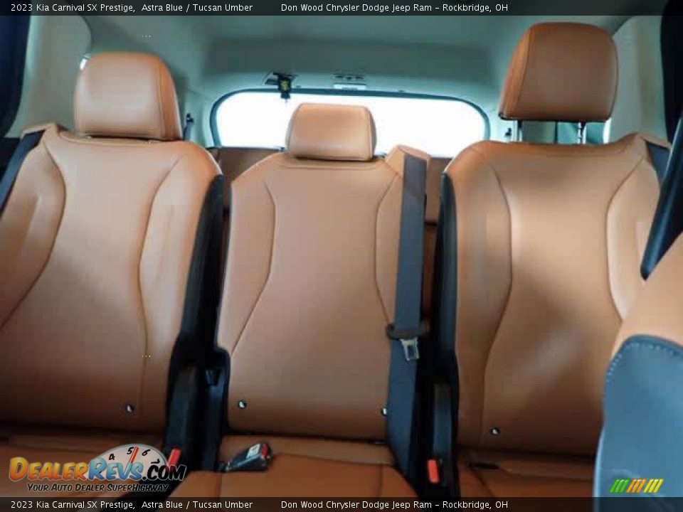 2023 Kia Carnival SX Prestige Astra Blue / Tucsan Umber Photo #26