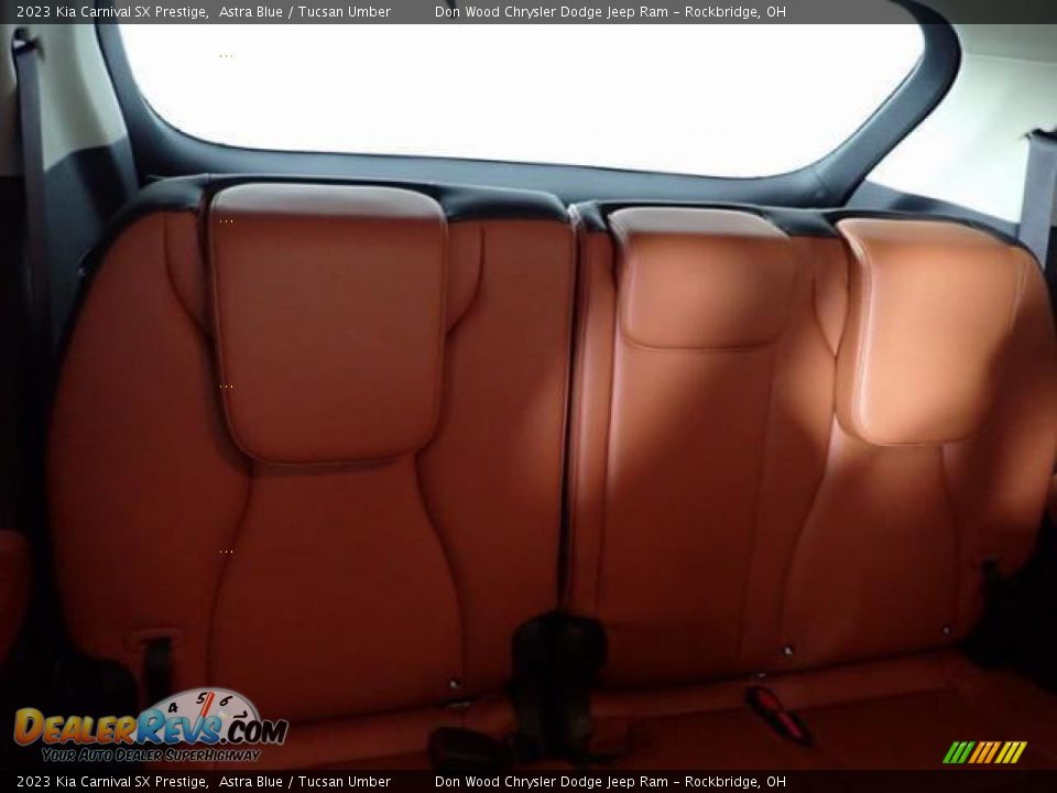 2023 Kia Carnival SX Prestige Astra Blue / Tucsan Umber Photo #35