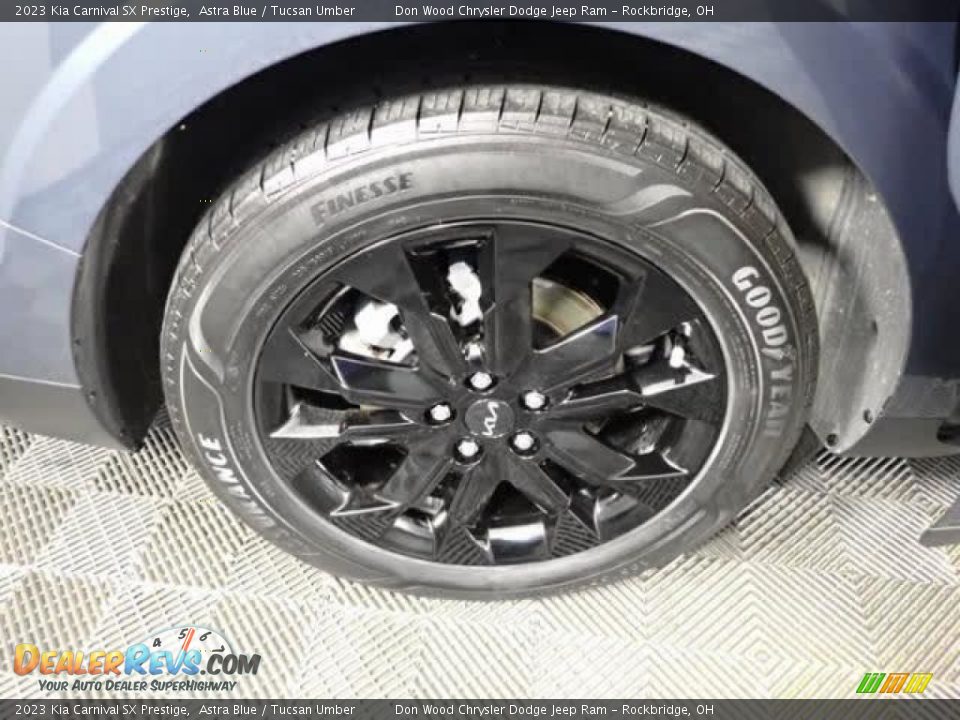 2023 Kia Carnival SX Prestige Astra Blue / Tucsan Umber Photo #36