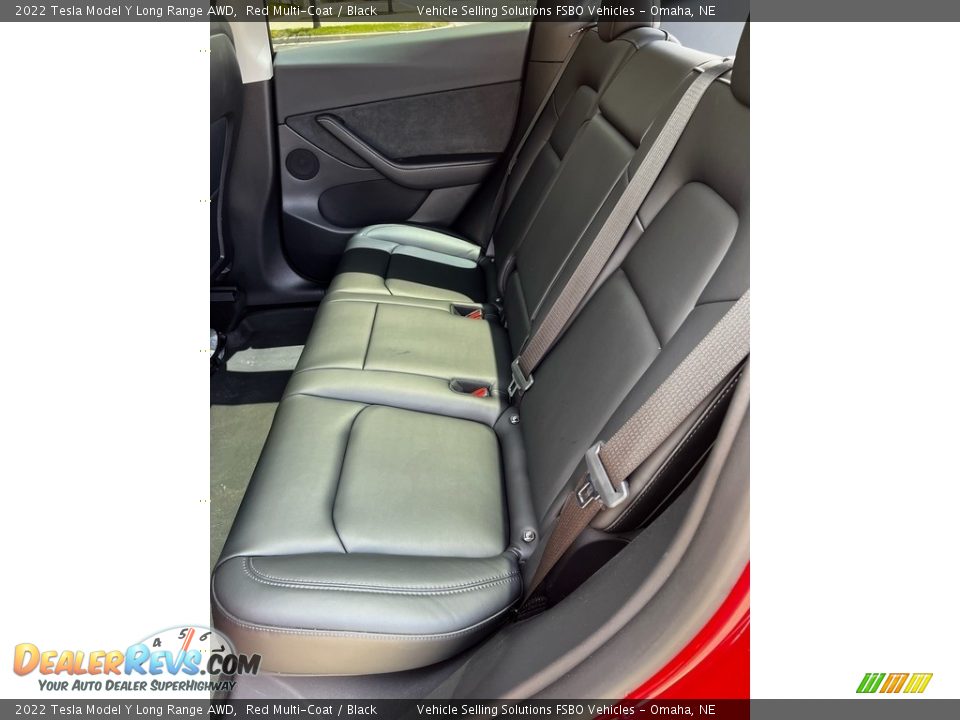 Rear Seat of 2022 Tesla Model Y Long Range AWD Photo #3