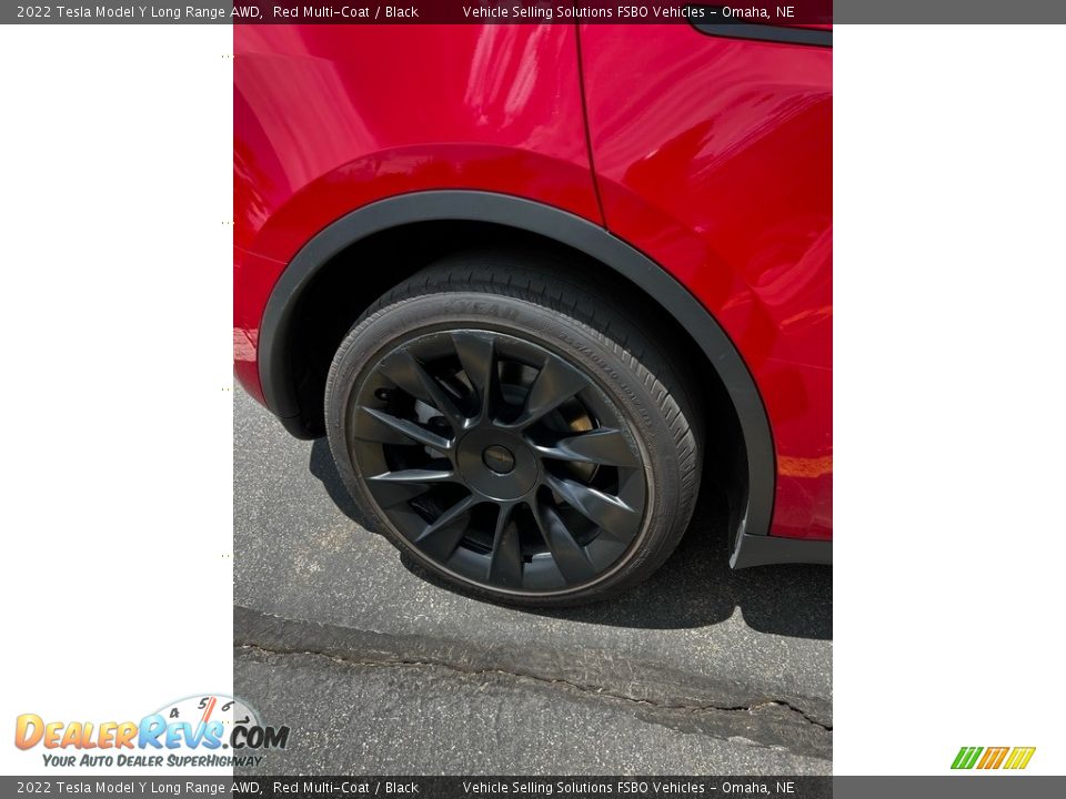 2022 Tesla Model Y Long Range AWD Red Multi-Coat / Black Photo #20