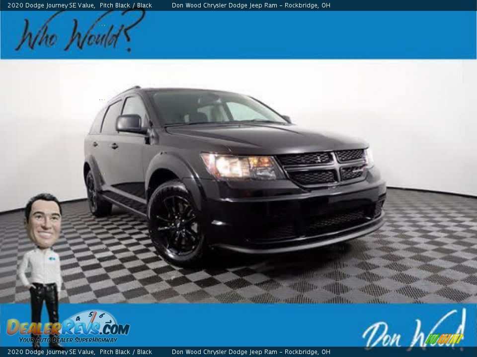 2020 Dodge Journey SE Value Pitch Black / Black Photo #1