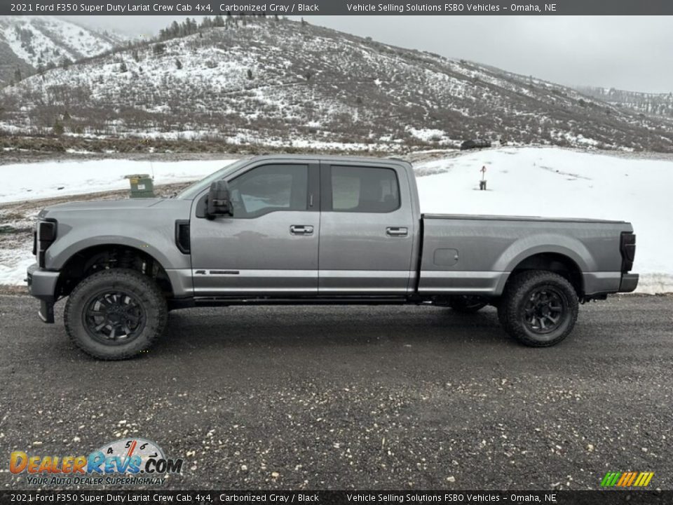 2021 Ford F350 Super Duty Lariat Crew Cab 4x4 Carbonized Gray / Black Photo #1