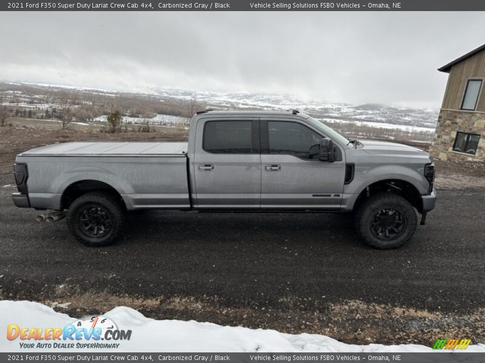 Carbonized Gray 2021 Ford F350 Super Duty Lariat Crew Cab 4x4 Photo #3