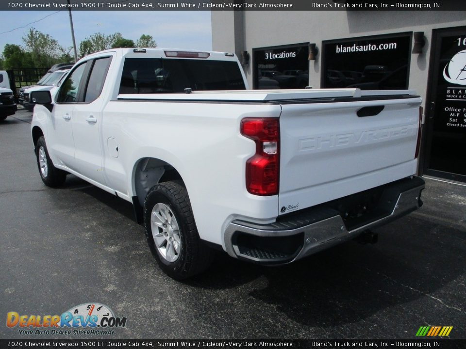 2020 Chevrolet Silverado 1500 LT Double Cab 4x4 Summit White / Gideon/­Very Dark Atmosphere Photo #3