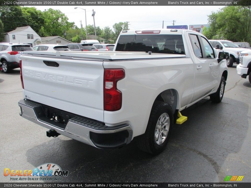 2020 Chevrolet Silverado 1500 LT Double Cab 4x4 Summit White / Gideon/­Very Dark Atmosphere Photo #4