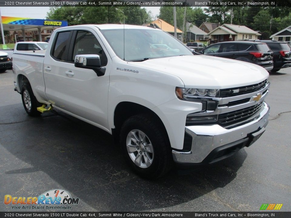 2020 Chevrolet Silverado 1500 LT Double Cab 4x4 Summit White / Gideon/­Very Dark Atmosphere Photo #5