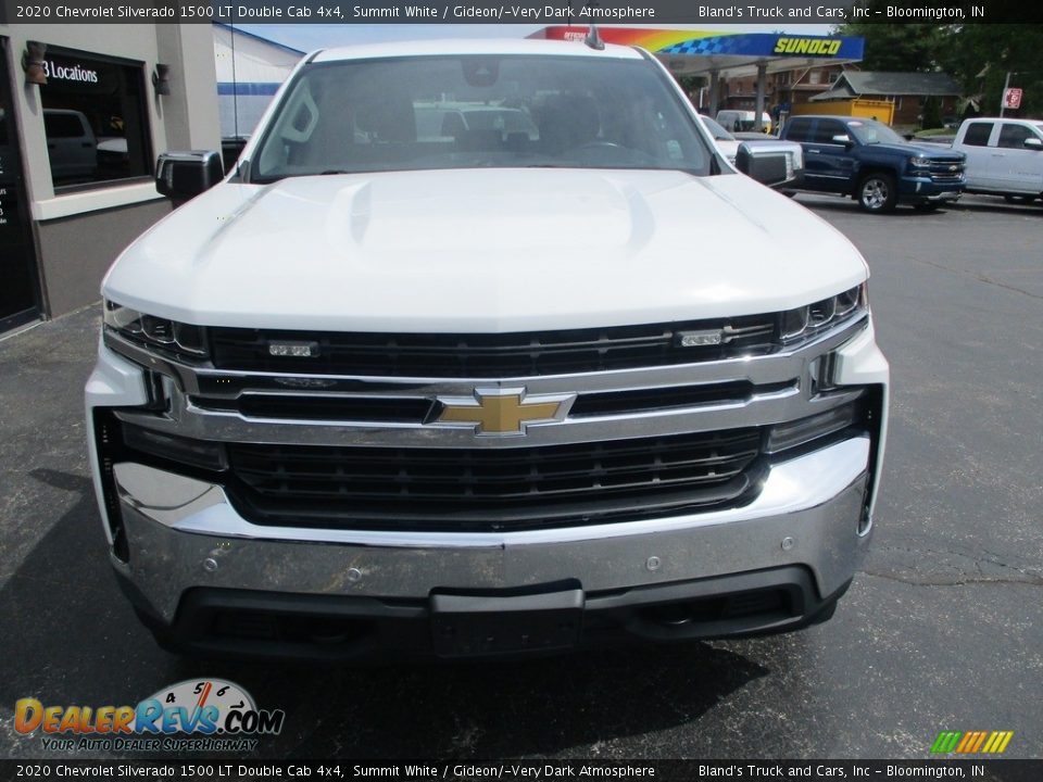 2020 Chevrolet Silverado 1500 LT Double Cab 4x4 Summit White / Gideon/­Very Dark Atmosphere Photo #27