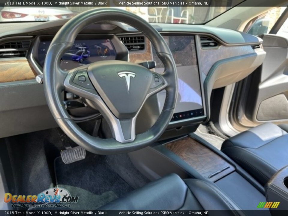 Black Interior - 2018 Tesla Model X 100D Photo #5