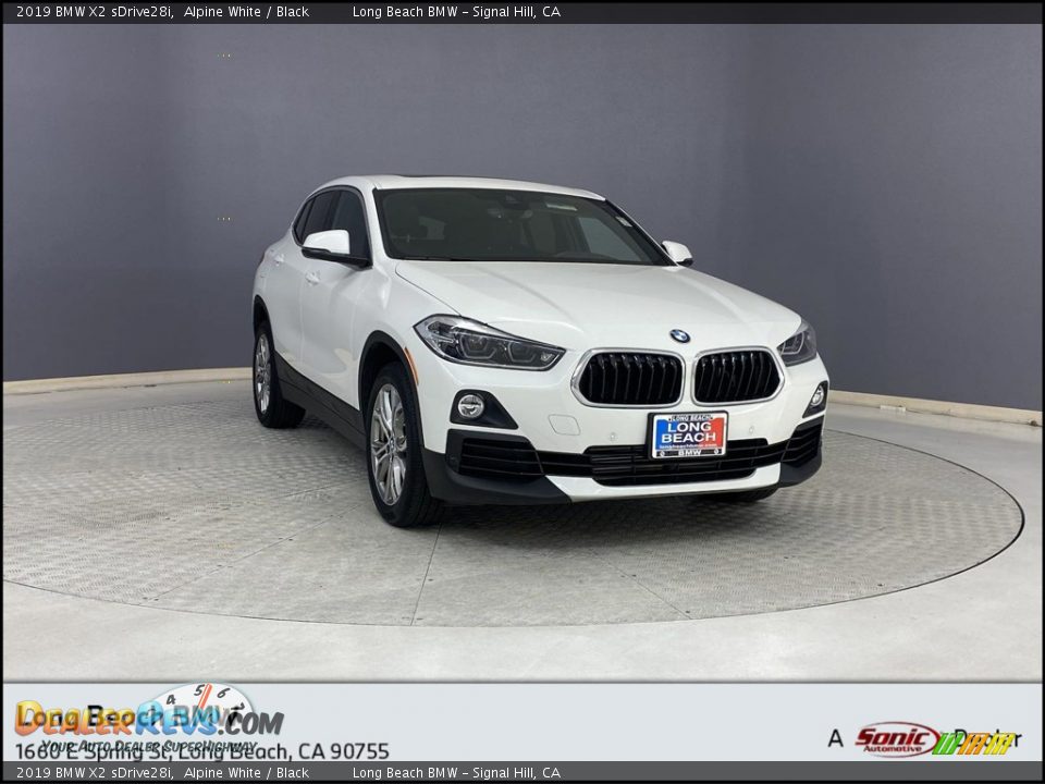 2019 BMW X2 sDrive28i Alpine White / Black Photo #1