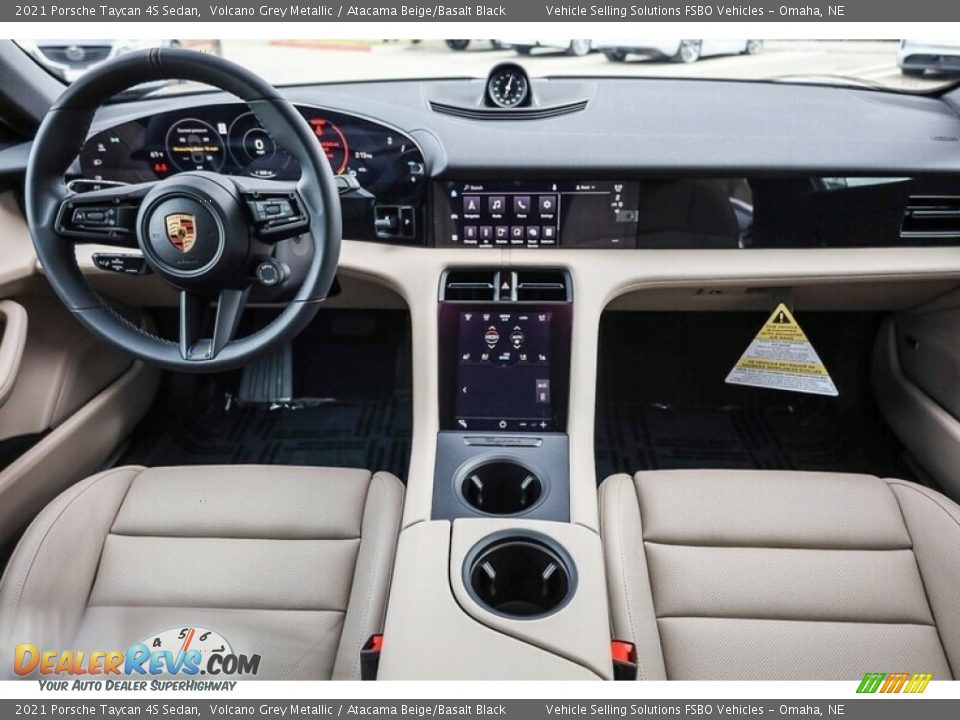 Front Seat of 2021 Porsche Taycan 4S Sedan Photo #3