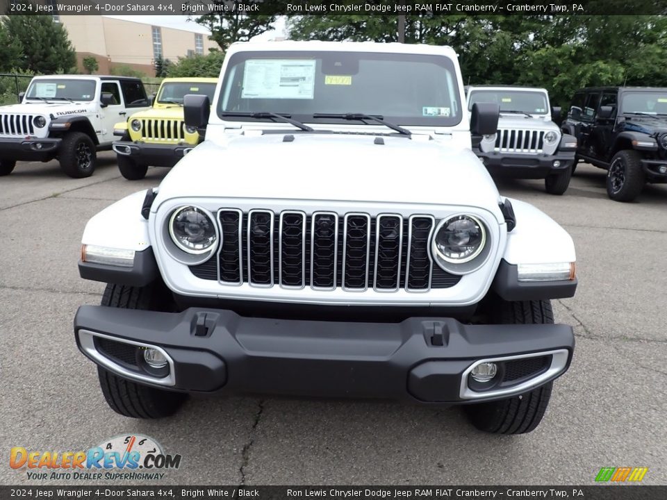 Bright White 2024 Jeep Wrangler 4-Door Sahara 4x4 Photo #8