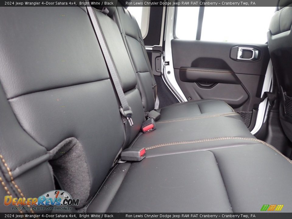 Rear Seat of 2024 Jeep Wrangler 4-Door Sahara 4x4 Photo #11