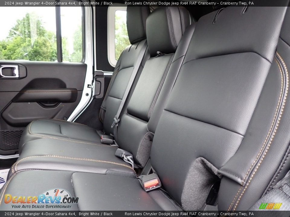 Rear Seat of 2024 Jeep Wrangler 4-Door Sahara 4x4 Photo #12