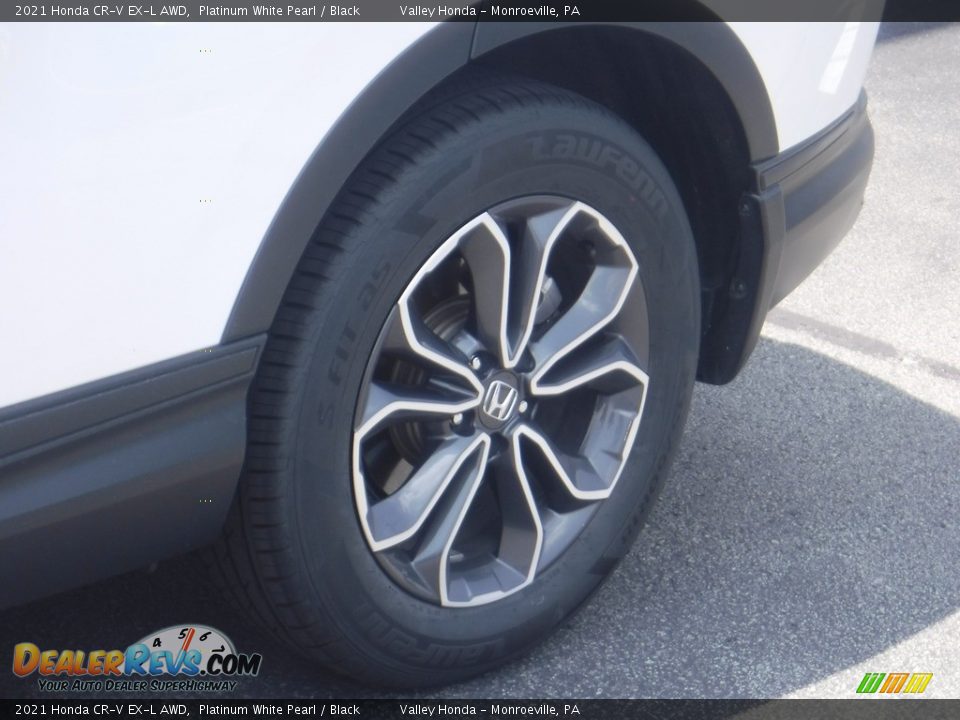 2021 Honda CR-V EX-L AWD Platinum White Pearl / Black Photo #3