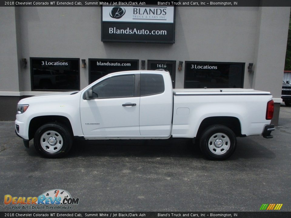 2018 Chevrolet Colorado WT Extended Cab Summit White / Jet Black/Dark Ash Photo #1