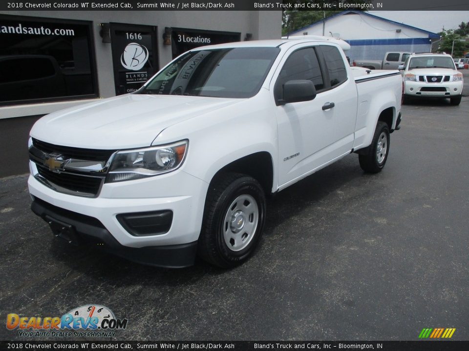 2018 Chevrolet Colorado WT Extended Cab Summit White / Jet Black/Dark Ash Photo #2