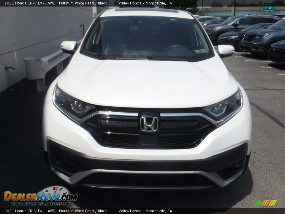 2021 Honda CR-V EX-L AWD Platinum White Pearl / Black Photo #5
