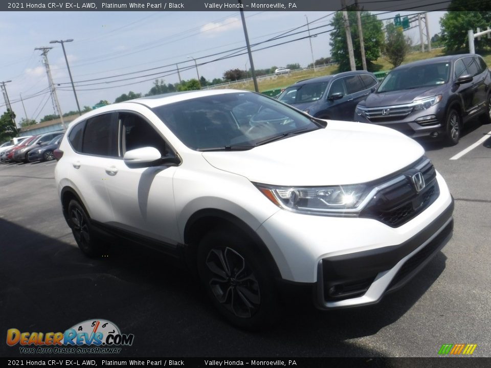 2021 Honda CR-V EX-L AWD Platinum White Pearl / Black Photo #6