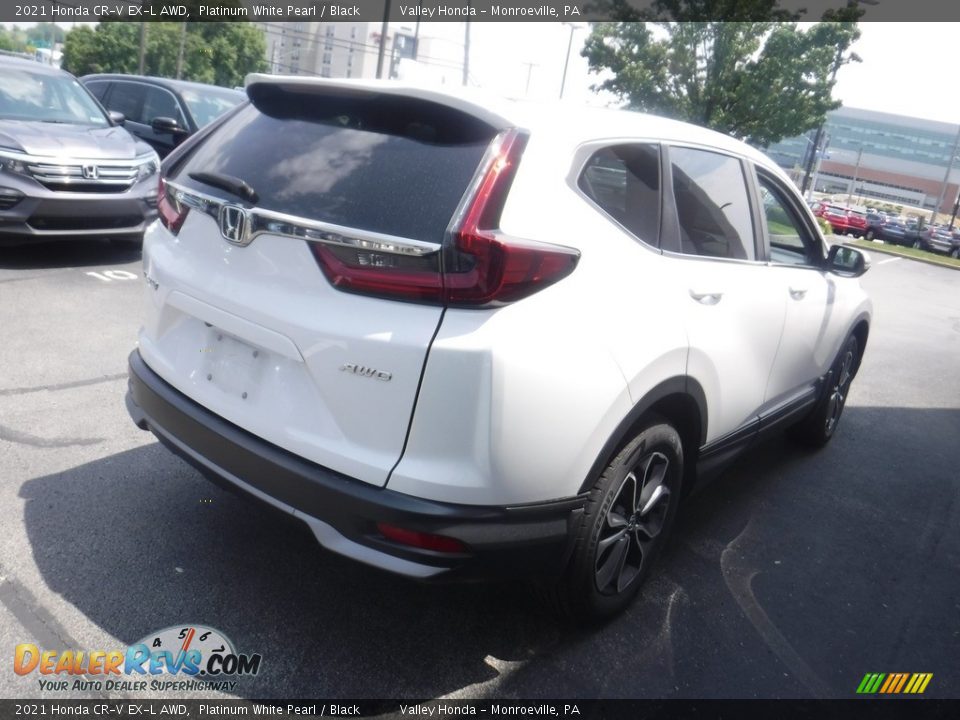 2021 Honda CR-V EX-L AWD Platinum White Pearl / Black Photo #7