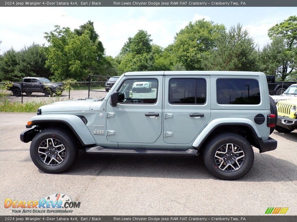 2024 Jeep Wrangler 4-Door Sahara 4x4 Earl / Black Photo #2