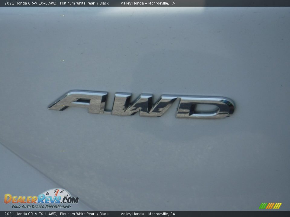 2021 Honda CR-V EX-L AWD Platinum White Pearl / Black Photo #8