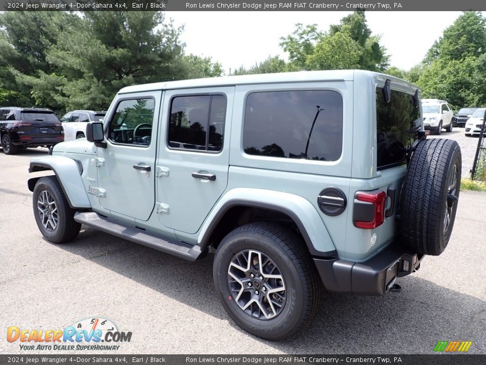 2024 Jeep Wrangler 4-Door Sahara 4x4 Earl / Black Photo #3