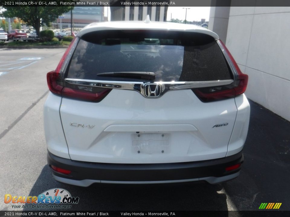 2021 Honda CR-V EX-L AWD Platinum White Pearl / Black Photo #9