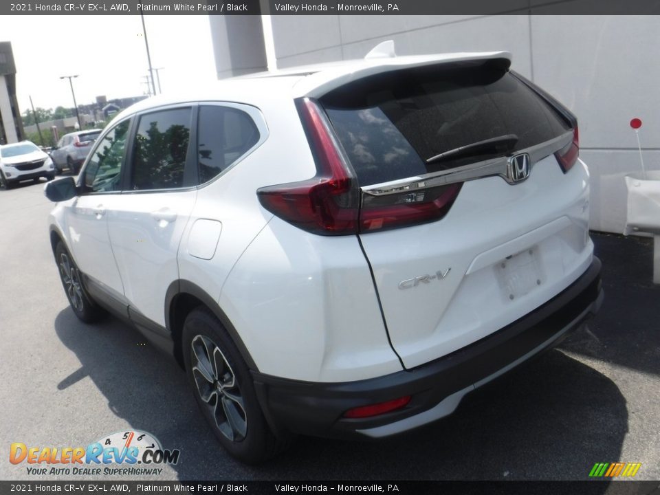 2021 Honda CR-V EX-L AWD Platinum White Pearl / Black Photo #10