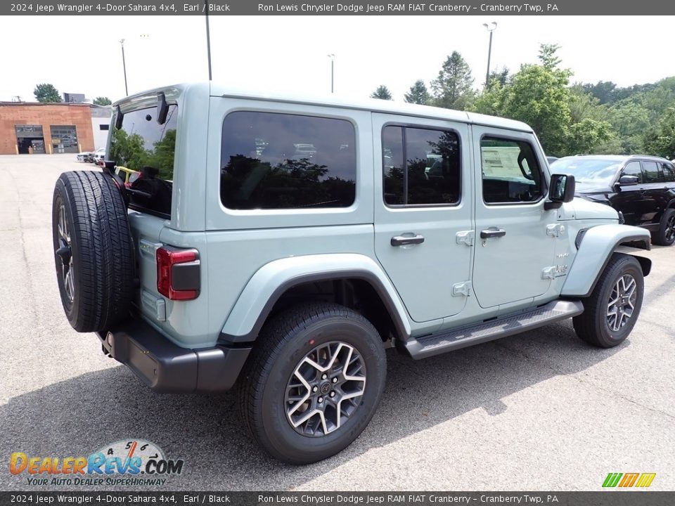 2024 Jeep Wrangler 4-Door Sahara 4x4 Earl / Black Photo #5