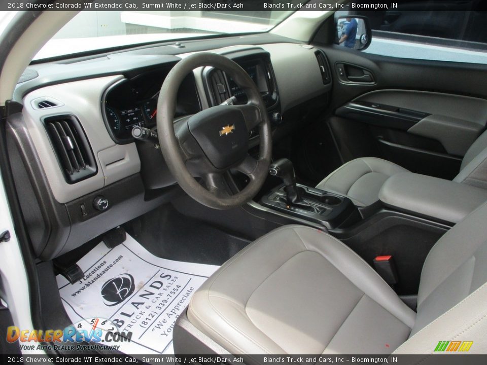 Jet Black/Dark Ash Interior - 2018 Chevrolet Colorado WT Extended Cab Photo #7