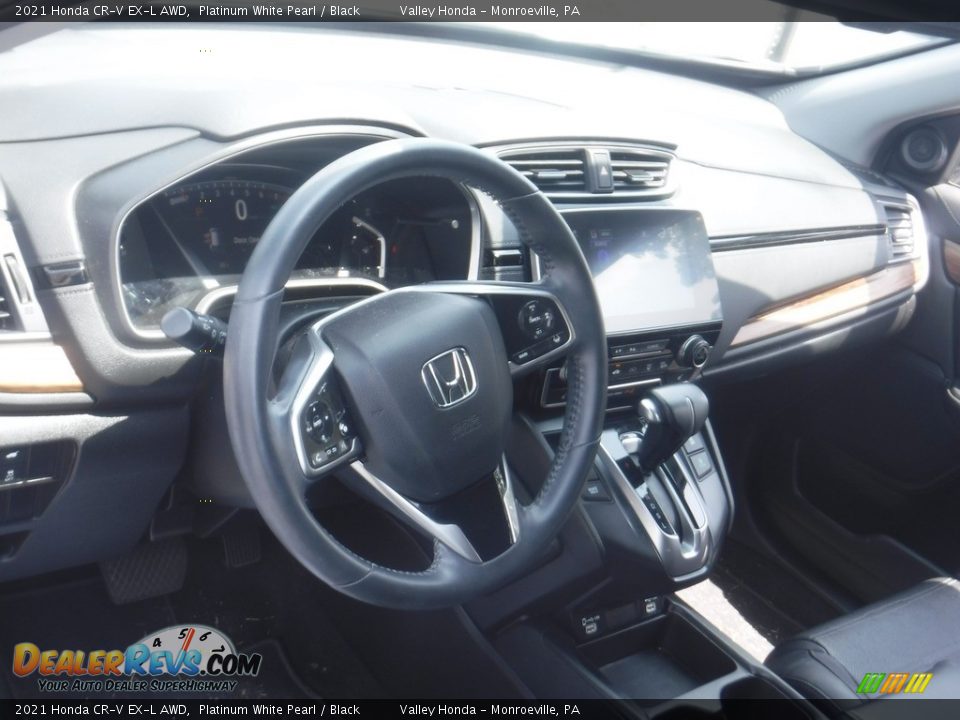 2021 Honda CR-V EX-L AWD Platinum White Pearl / Black Photo #12