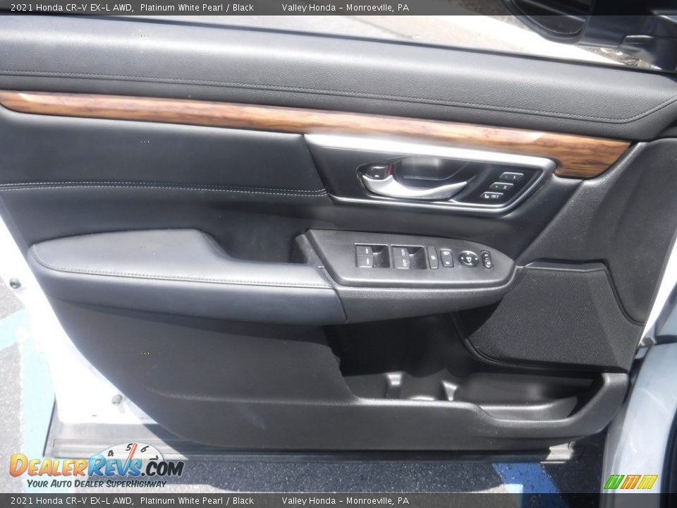 2021 Honda CR-V EX-L AWD Platinum White Pearl / Black Photo #13