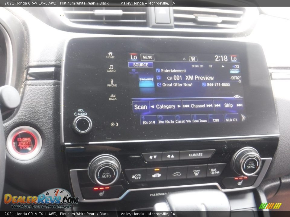 2021 Honda CR-V EX-L AWD Platinum White Pearl / Black Photo #19