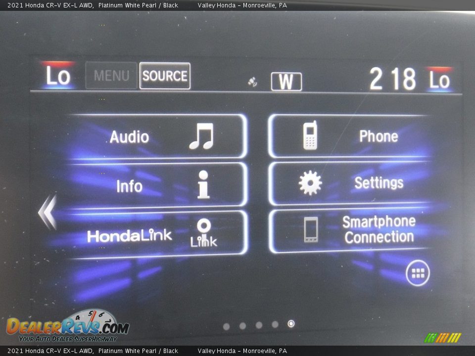 2021 Honda CR-V EX-L AWD Platinum White Pearl / Black Photo #21
