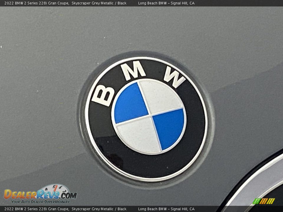 2022 BMW 2 Series 228i Gran Coupe Skyscraper Grey Metallic / Black Photo #7