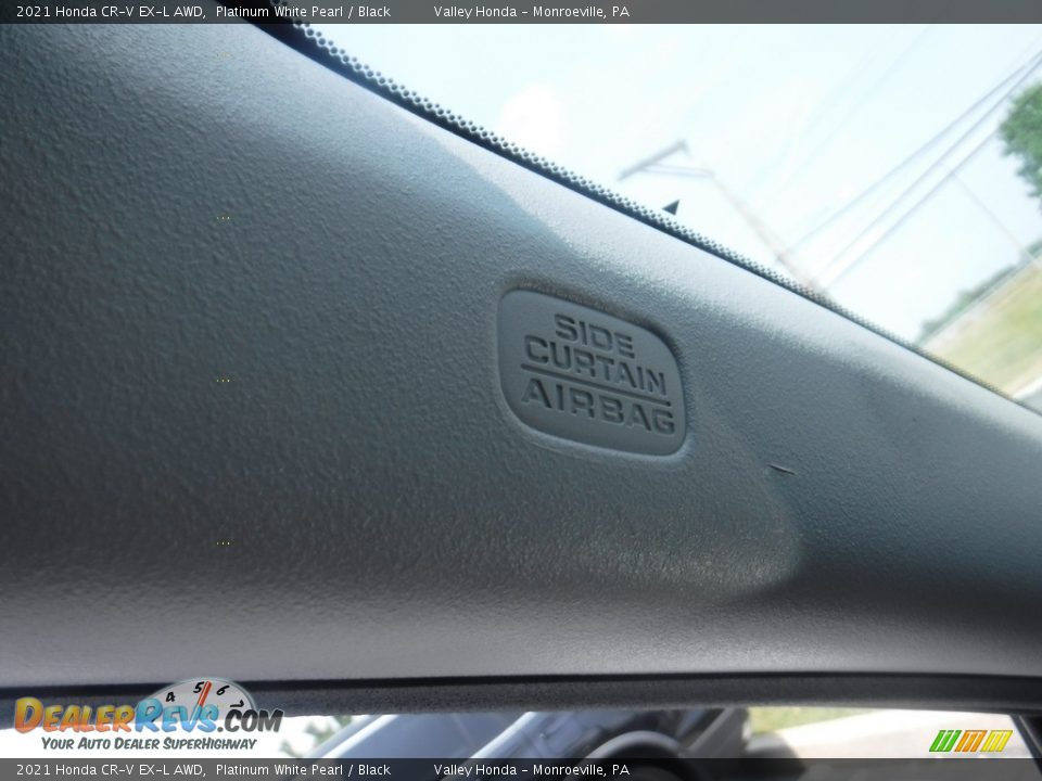 2021 Honda CR-V EX-L AWD Platinum White Pearl / Black Photo #24