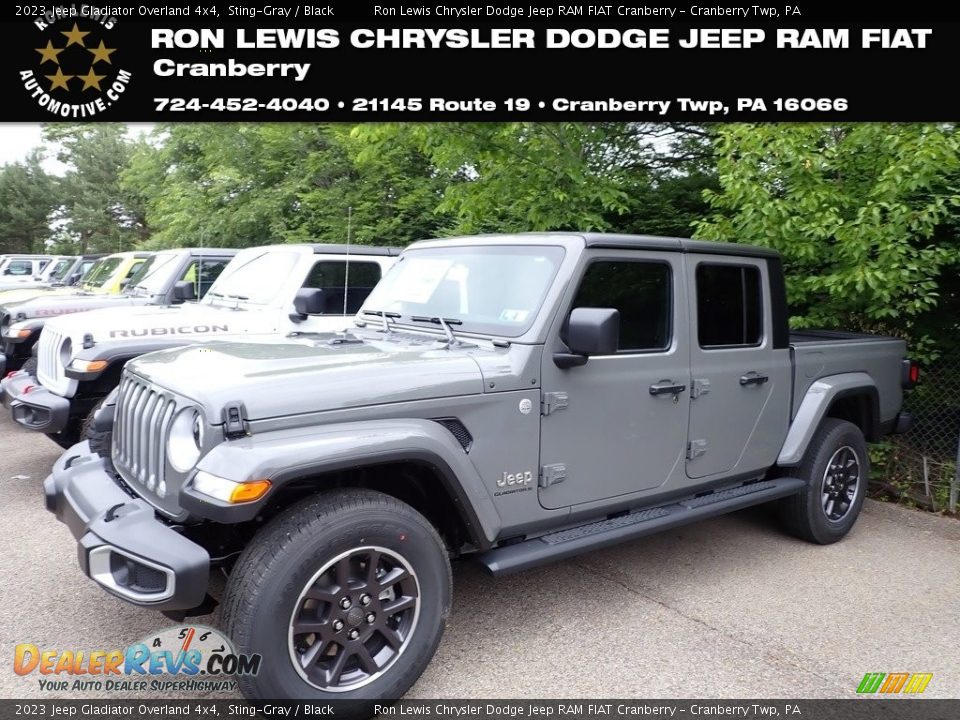 2023 Jeep Gladiator Overland 4x4 Sting-Gray / Black Photo #1