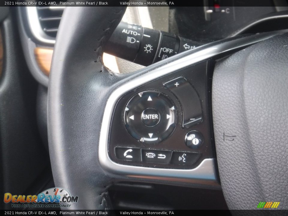 2021 Honda CR-V EX-L AWD Platinum White Pearl / Black Photo #27