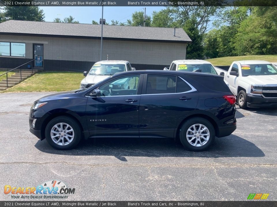 2021 Chevrolet Equinox LT AWD Midnight Blue Metallic / Jet Black Photo #1