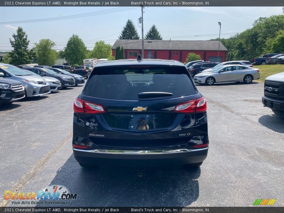 2021 Chevrolet Equinox LT AWD Midnight Blue Metallic / Jet Black Photo #4