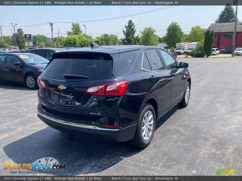 2021 Chevrolet Equinox LT AWD Midnight Blue Metallic / Jet Black Photo #5