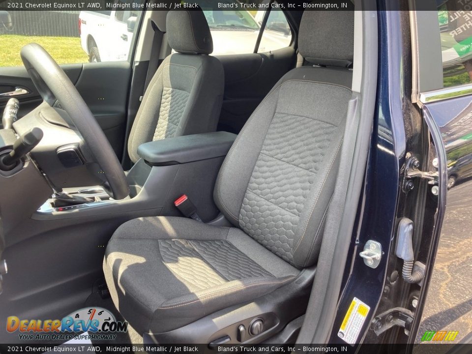 2021 Chevrolet Equinox LT AWD Midnight Blue Metallic / Jet Black Photo #12