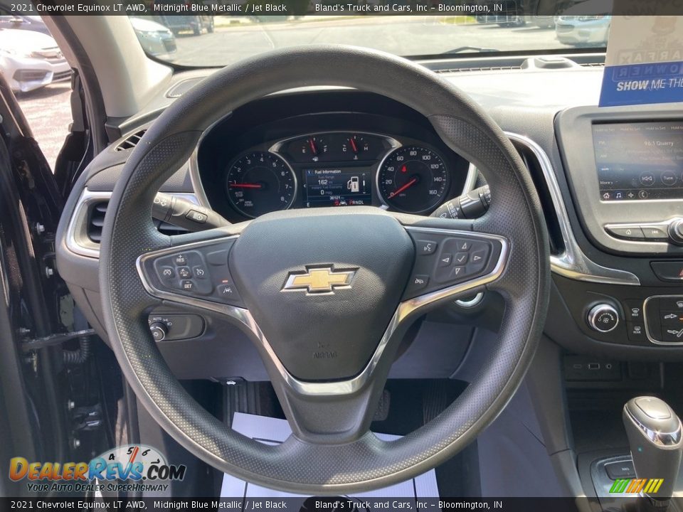 2021 Chevrolet Equinox LT AWD Midnight Blue Metallic / Jet Black Photo #20