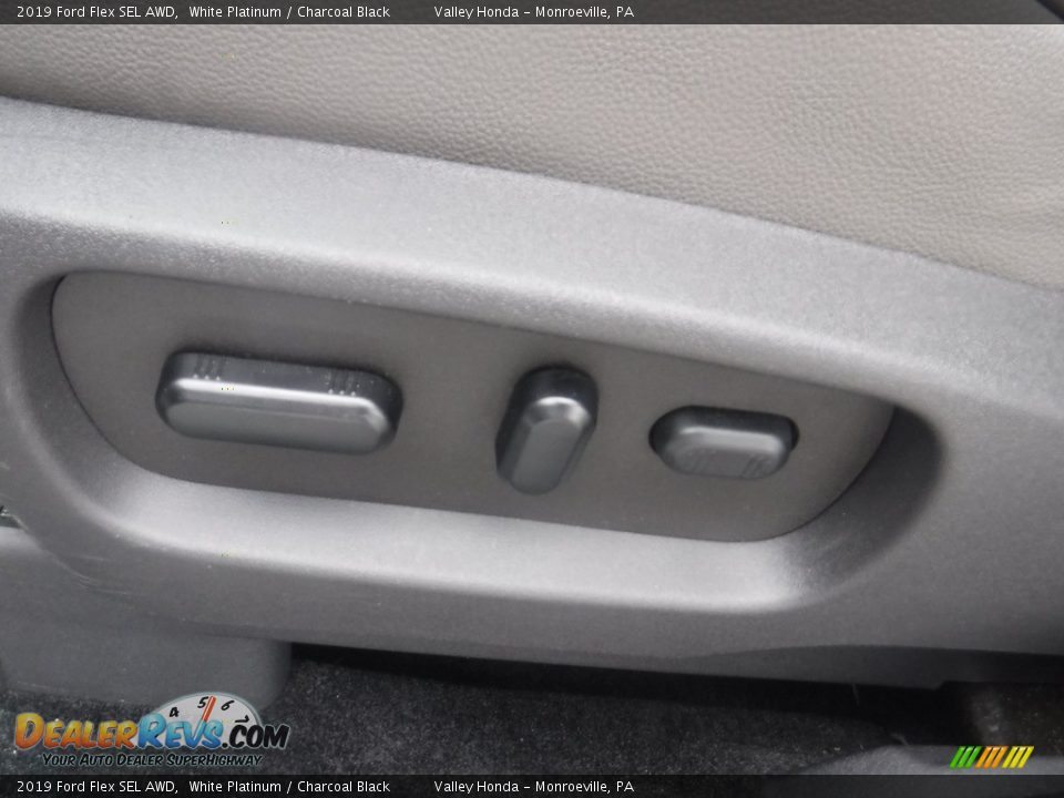 2019 Ford Flex SEL AWD White Platinum / Charcoal Black Photo #18