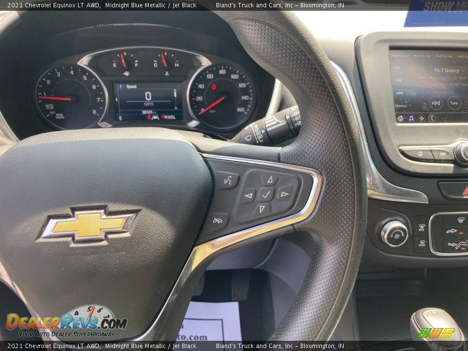 2021 Chevrolet Equinox LT AWD Midnight Blue Metallic / Jet Black Photo #23