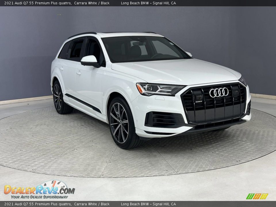 2021 Audi Q7 55 Premium Plus quattro Carrara White / Black Photo #3