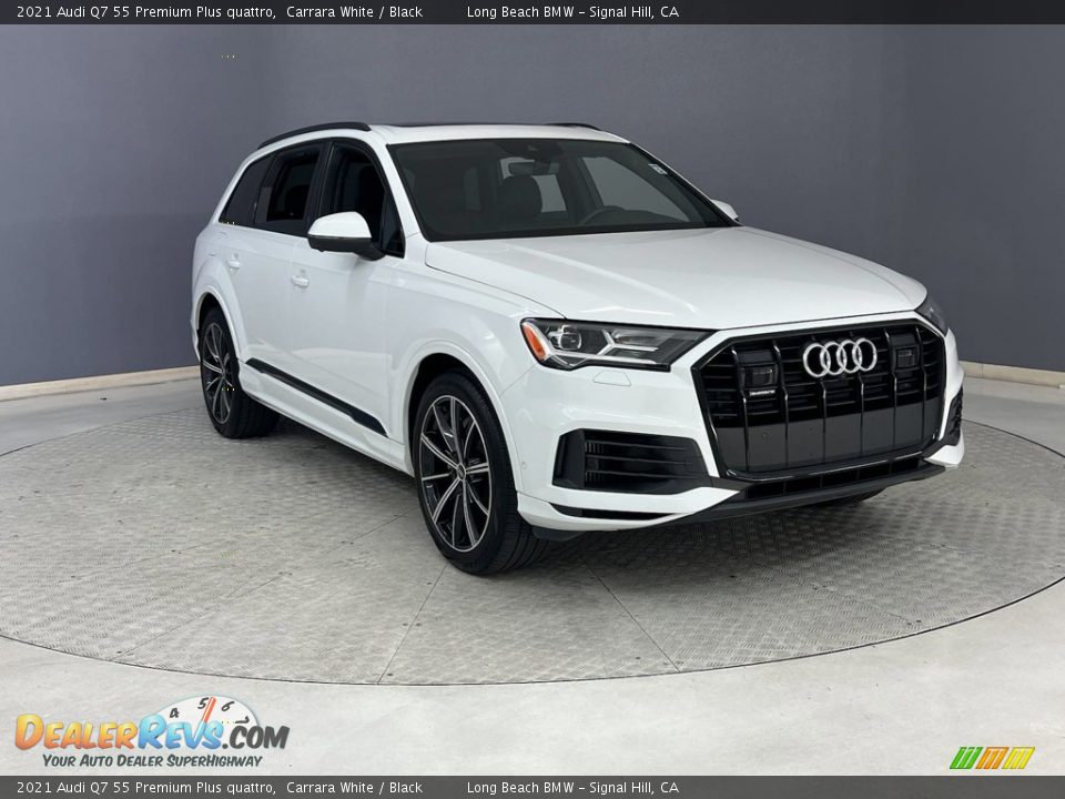 Carrara White 2021 Audi Q7 55 Premium Plus quattro Photo #4